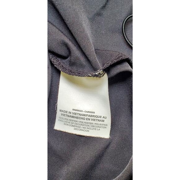 Nike Golf Sz L Men's 1/2-Zip Wind Shirts 578675-010 Black Long Sleeve C23-28 - Picture 7 of 9